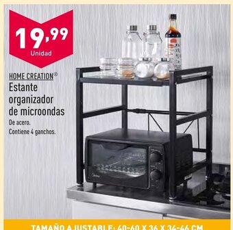 ALDI Home Creation Estante Organizador de Microondas oferta