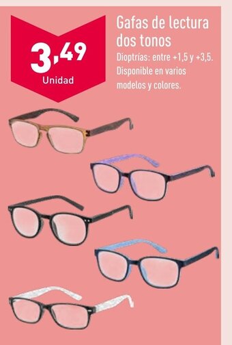 ALDI Gafas De Lectura Dos Tonos oferta