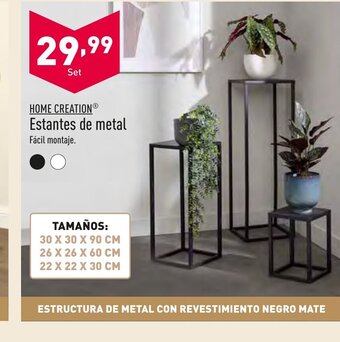 ALDI Home Creation Estantes de Metal oferta
