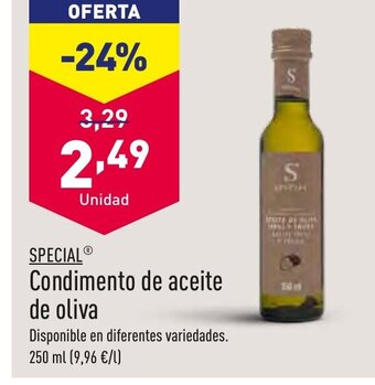 ALDI Special Condimento De Aceite De Oliva oferta