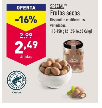 ALDI Special Frutos Secos oferta