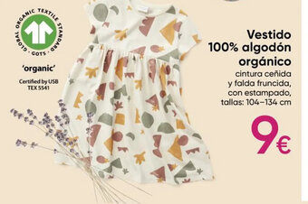 Pepco Vestido 100% Algodón Orgánico oferta
