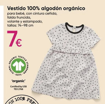 Pepco Vestido 100% Algodón Orgánico oferta