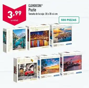 ALDI Clementoni Puzle 20 x 20 x 6 cm 500 piezas oferta