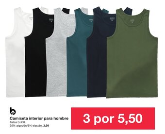 Zeeman Camiseta Interior para Hombre oferta