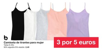 Zeeman Camiseta de Tirantes Para Mujer oferta