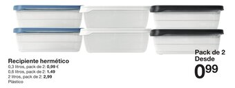 Zeeman Recipiente Hermético oferta