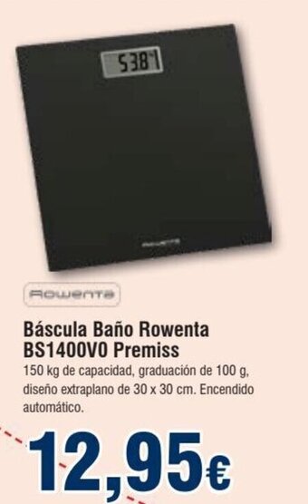 FROIZ Báscula Baño Rowenta BS1400V0 Premiss oferta