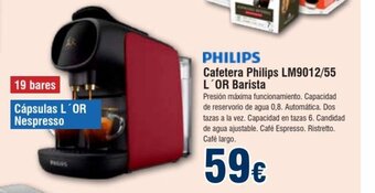 FROIZ Cafetera Philips LM9012/55 L'Or Barista oferta
