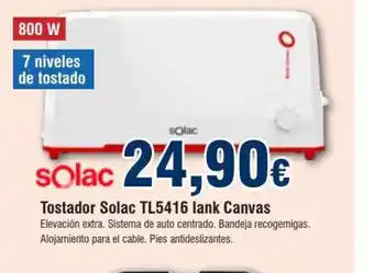 FROIZ Tostador Solac TL5416 Lank Canvas oferta