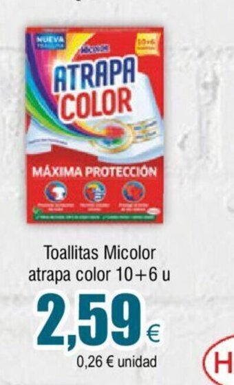 FROIZ Toallitas Micolor Atrapa Color 10+6 u oferta