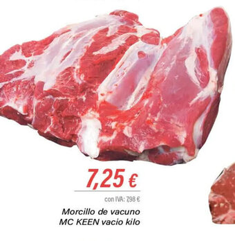 Cash Ifa Morcillo de Vacuno Mc Keen Vacio Kilo oferta