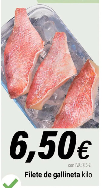 Cash Ifa Filete de Gallineta oferta