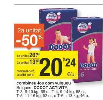 BonpreuEsclat Bolquers dodot activity oferta