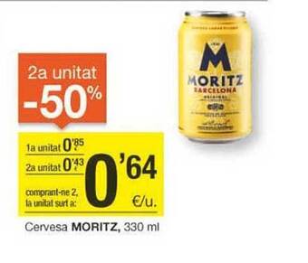 BonpreuEsclat Cervesa moritz oferta