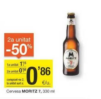 BonpreuEsclat Cervesa moritz 7 oferta