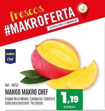 Makro Mango makro chef oferta