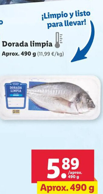 Lidl Dorada Limpia oferta