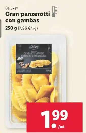 Lidl Gran Panzerotti con Gambas oferta