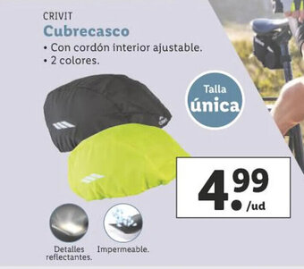 Lidl Crivit Cubrecasco oferta