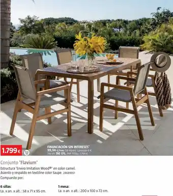 Bauhaus Conjunto flavium enviro 7 piezas oferta