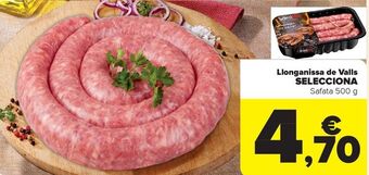 Carrefour Llonganissa de valls selecciona oferta