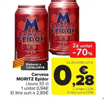 Carrefour Cervesa moritz epidor oferta