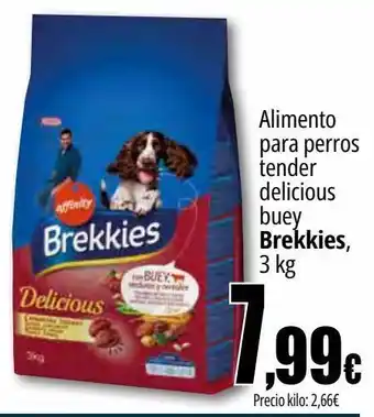 Unide Market Alimento para perros tender delicious buey brekkies oferta
