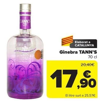 Carrefour Ginebra tann's oferta