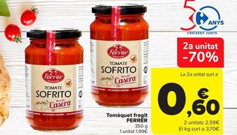 Carrefour Tomàquet fregit ferrer oferta