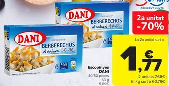 Carrefour Escopinyes dani oferta