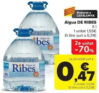 Carrefour Aigua de ribes oferta
