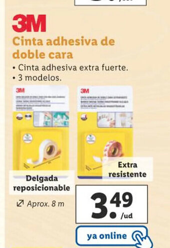 Lidl Cinta Adhesiva De Doble Cara oferta