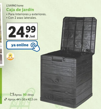 Lidl Caja De Jardín oferta