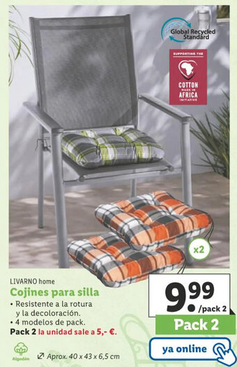 Lidl Cojines Para Silla oferta