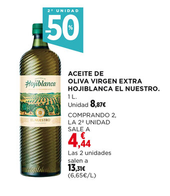 Hipercor Aceite De Oliva Virgen Extra oferta