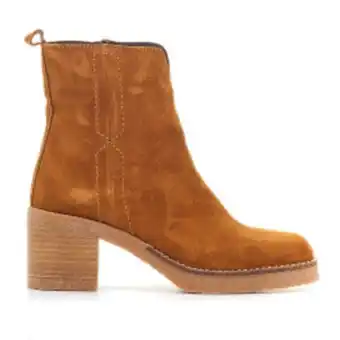 Querol Botines tacón redlove bianca marrones de ante oferta