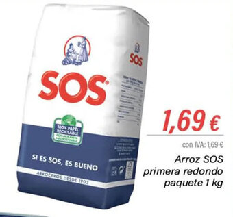 Cash Ifa Arroz SOS Primera Redondo Paquete 1kg oferta