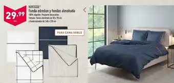 ALDI Novitesse Funda edredon y funda almohada 50 x 70 cm oferta