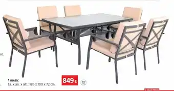 Bauhaus Set sunshine alu 7 piezas oferta