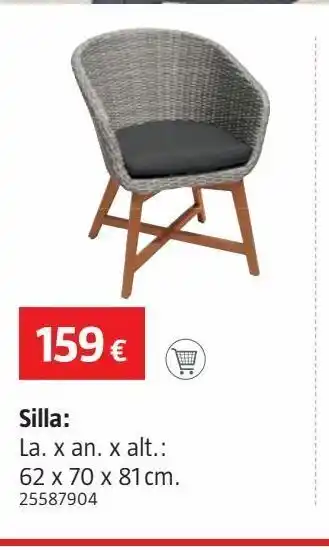 Bauhaus Sunfun pauline sillón de jardín oferta