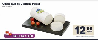 AhorraMas Queso Rulo de cabra El Pastor oferta