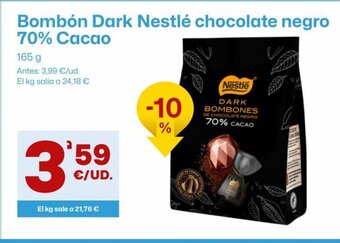 AhorraMas Bombón Dark Nestlé Chocolate Negro 70% Cacao oferta