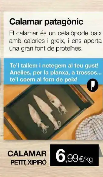 Plusfresc Calamar Petit Xipiró oferta
