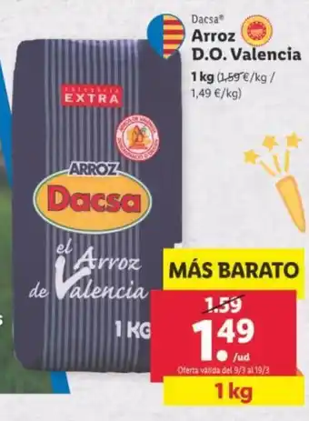 Lidl Arroz D.O. Valencia oferta