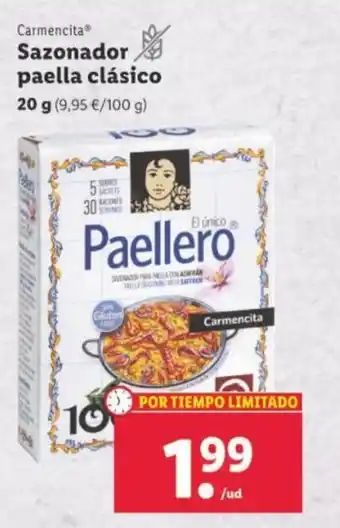 Lidl Sazonador Paella Clásico oferta