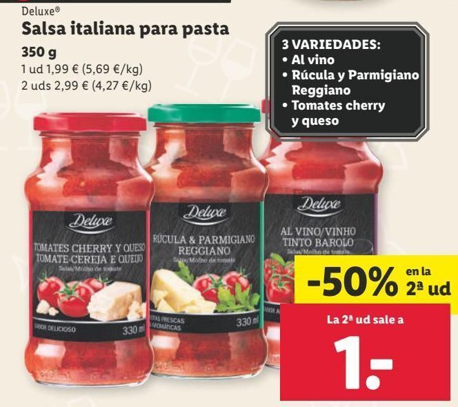 El precio y las condiciones de Lidl están en el catálogo o el sitio web