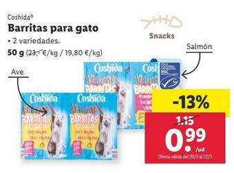 Lidl Snacks para mascotas coshida oferta