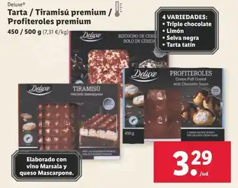 Lidl Tartas deluxe oferta