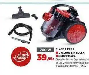 700 W Clase A Erp 2 Cyclone Sin Bolsa Multiciclónica Larry House